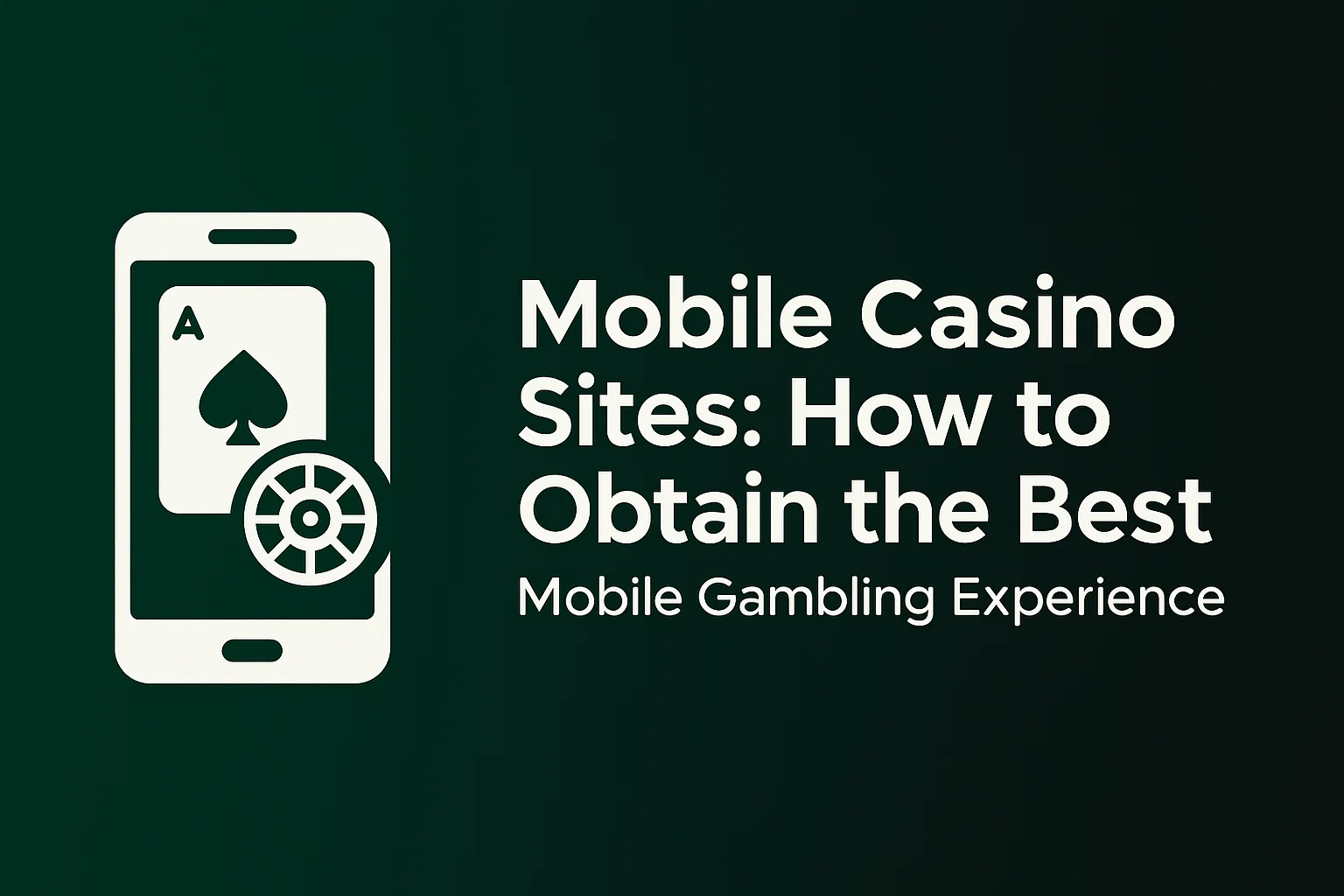 Mobile Casino Sites: How to Obtain the Best Mobile Gambling Experience